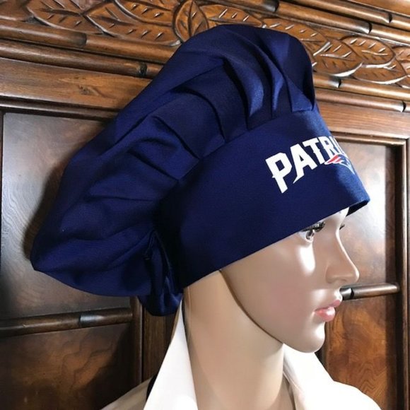 NWOT New England Patriots Unisex Apron and Chef\'s Hat Cotton Blend Set main image 8